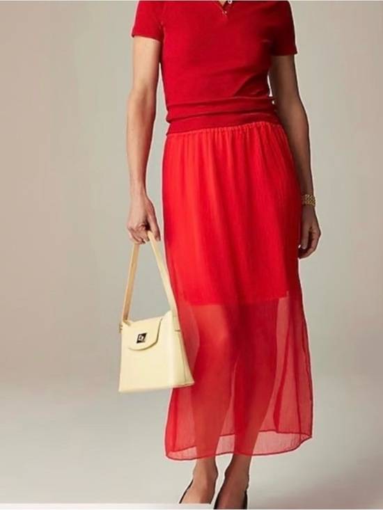 J. Crew Dresses & Skirts - J. Crew Gwyneth Layered Sheer Slip Skirt